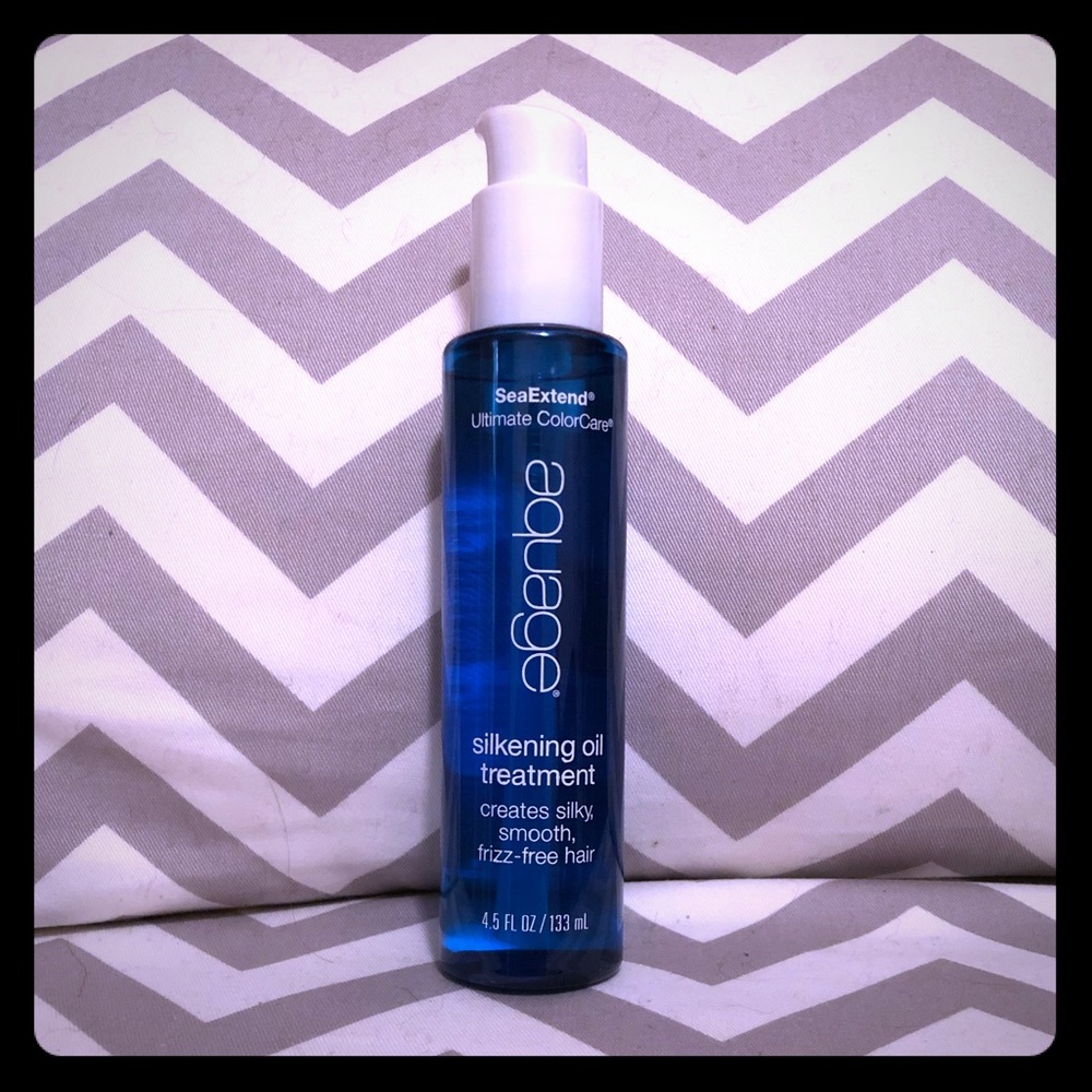 Brand New Aquage silkening oil treatment